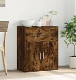 VidaXL Dressoir 60x31x70 cm bewerkt hout gerookt eikenkleurig