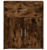 VidaXL Dressoir 60x31x70 cm bewerkt hout gerookt eikenkleurig