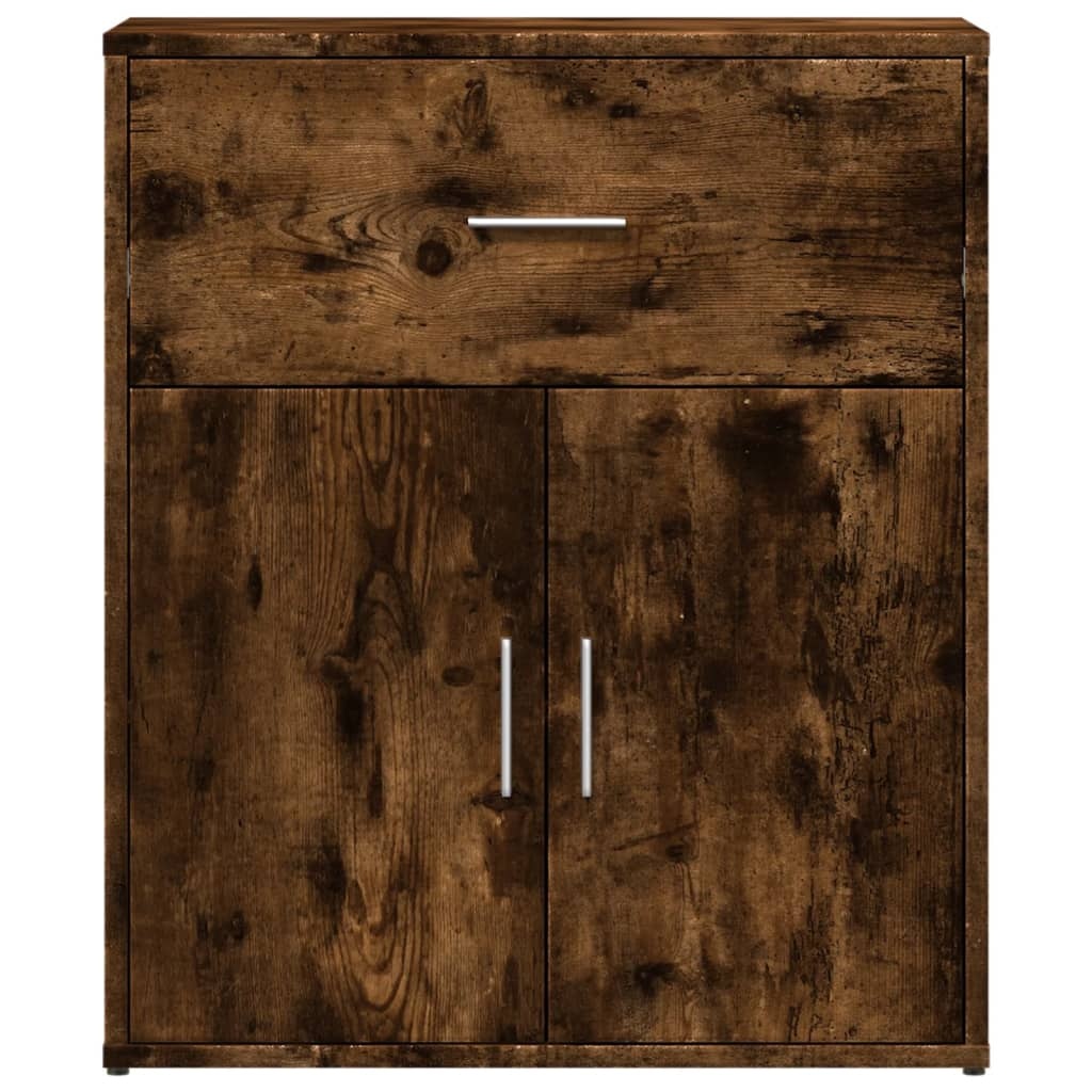 VidaXL Dressoir 60x31x70 cm bewerkt hout gerookt eikenkleurig