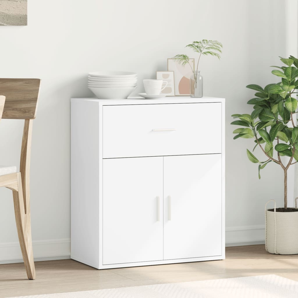 VidaXL Dressoir 60x31x70 cm bewerkt hout wit