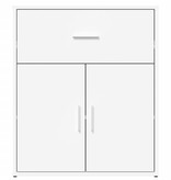 VidaXL Dressoir 60x31x70 cm bewerkt hout wit