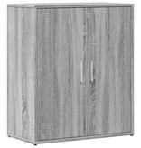 VidaXL Dressoir 60x31x70 cm bewerkt hout grijs sonoma
