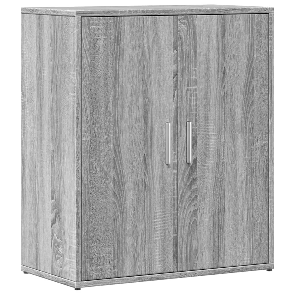 VidaXL Dressoir 60x31x70 cm bewerkt hout grijs sonoma