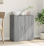 VidaXL Dressoir 60x31x70 cm bewerkt hout grijs sonoma