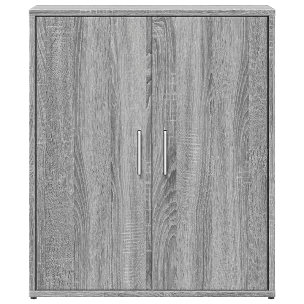 VidaXL Dressoir 60x31x70 cm bewerkt hout grijs sonoma