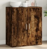 VidaXL Dressoir 60x31x70 cm bewerkt hout gerookt eikenkleurig
