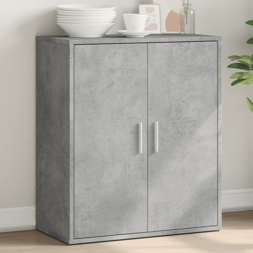 VidaXL Dressoir 60x31x70 cm bewerkt hout betongrijs