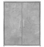 VidaXL Dressoir 60x31x70 cm bewerkt hout betongrijs