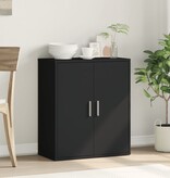 VidaXL Dressoir 60x31x70 cm bewerkt hout zwart