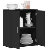 VidaXL Dressoir 60x31x70 cm bewerkt hout zwart