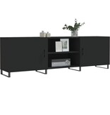 VidaXL Tv-meubel 150x30x50 cm bewerkt hout zwart