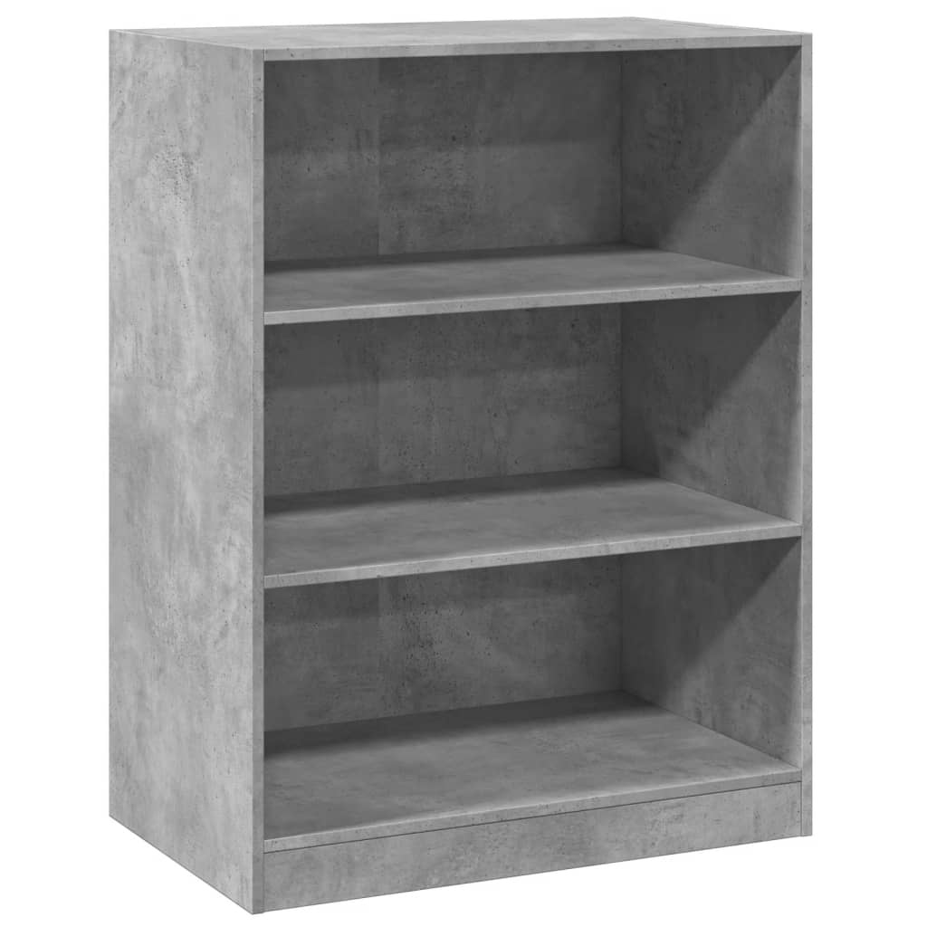 vidaXL Kledingkast 77x48x102 cm bewerkt hout betongrijs