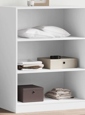 VidaXL Kledingkast 77x48x102 cm bewerkt hout wit