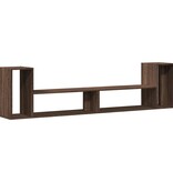 vidaXL Tv-meubelen 2 st 100x30x50 cm bewerkt hout bruin eikenkleurig