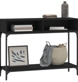 VidaXL Wandtafel 100x30,5x75 cm bewerkt hout zwart
