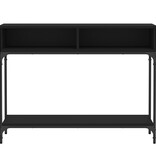 VidaXL Wandtafel 100x30,5x75 cm bewerkt hout zwart