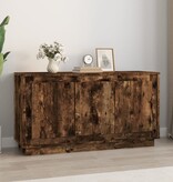 VidaXL Dressoir 102x35x55 cm bewerkt hout gerookt eikenkleurig