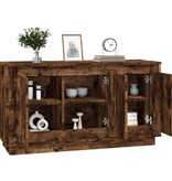 VidaXL Dressoir 102x35x55 cm bewerkt hout gerookt eikenkleurig