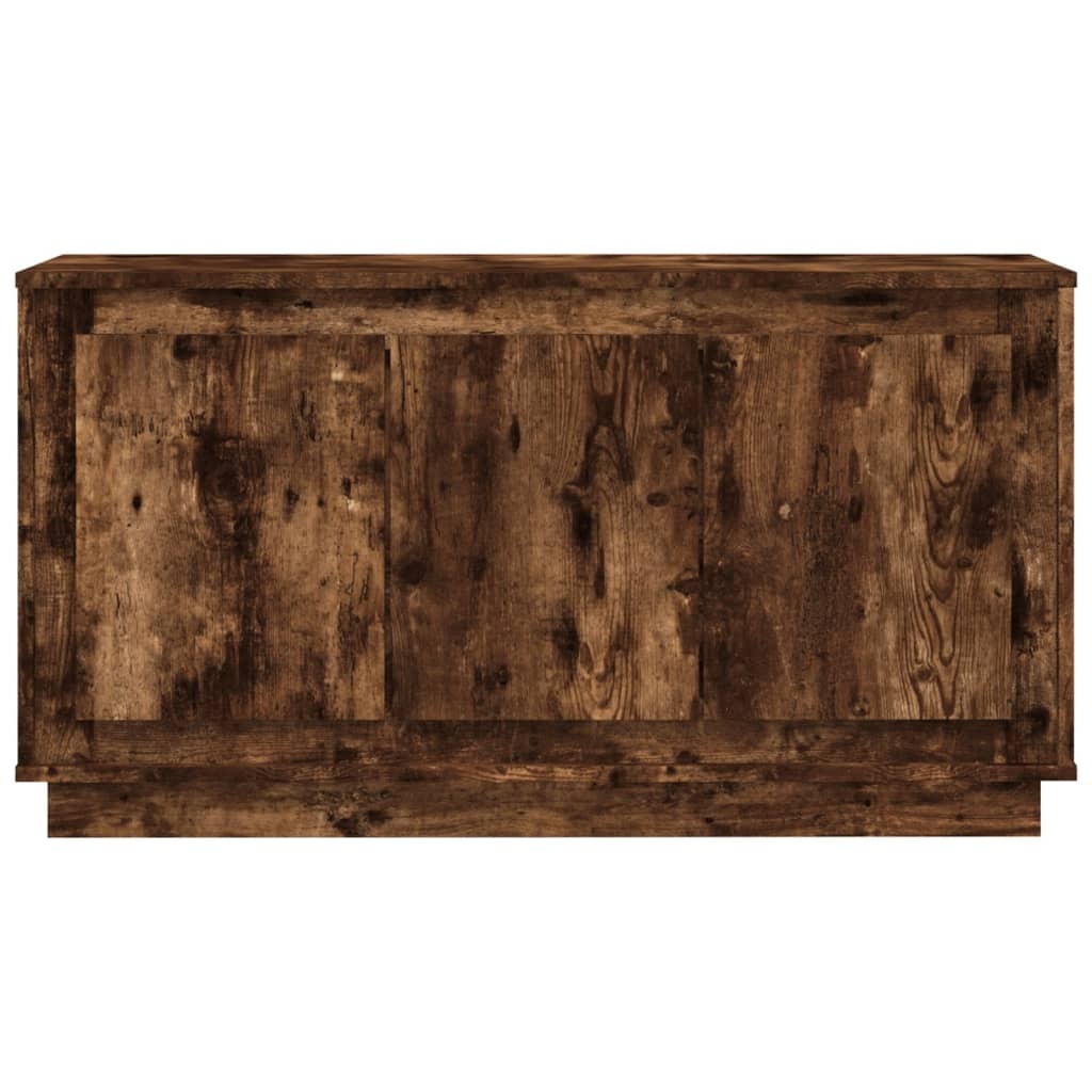 VidaXL Dressoir 102x35x55 cm bewerkt hout gerookt eikenkleurig