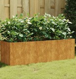 vidaXL Plantenbak verhoogd 120x40x40 cm cortenstaal