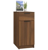 VidaXL Bureaukast 33,5x50x75 cm bewerkt hout bruineikenkleurig
