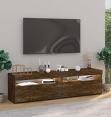 VidaXL Tv-meubelen met LED-verlichting 2 st 75x35x40 cm gerookt eiken