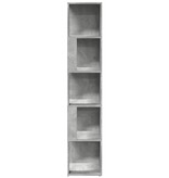 VidaXL Hoekkast 33x33x164,5 cm spaanplaat betongrijs