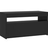 VidaXL Tv-meubel met LED-verlichting 75x35x40 cm zwart
