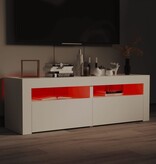 VidaXL Tv-meubel met LED-verlichting 120x35x40 cm wit