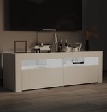 VidaXL Tv-meubel met LED-verlichting 120x35x40 cm wit