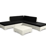 vidaXL 6-delige Loungeset met kussens beton grijs