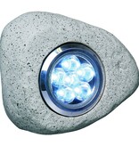 vidaXL LED-tuinlampen steenvormig 2,7 W grijs 3 st RS306
