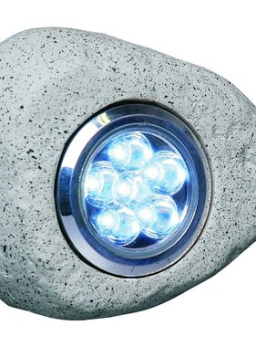vidaXL LED-tuinlampen steenvormig 2,7 W grijs 3 st RS306