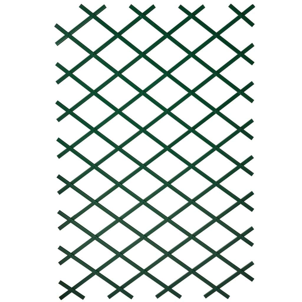 vidaXL Plantenklimrek 100x200 cm PVC groen 6040704