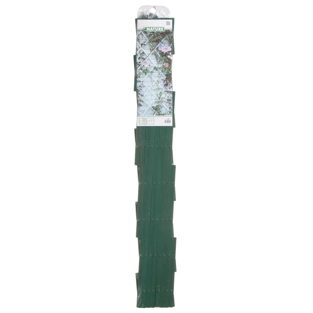 vidaXL Plantenklimrek 100x200 cm PVC groen 6040704
