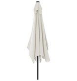 vidaXL Parasol vierhoekig zandwit 200 x 300 cm