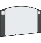 vidaXL Wandspiegel boog 100x60 cm ijzer zwart