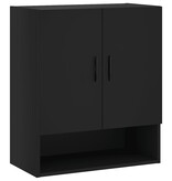 VidaXL Wandkast 60x31x70 cm bewerkt hout zwart