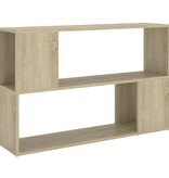 VidaXL Boekenkast 100x24x63 cm spaanplaat sonoma eikenkleurig