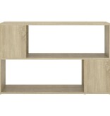 VidaXL Boekenkast 100x24x63 cm spaanplaat sonoma eikenkleurig