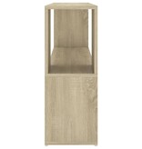 VidaXL Boekenkast 100x24x63 cm spaanplaat sonoma eikenkleurig