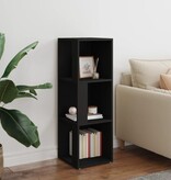 VidaXL Hoekkast 33x33x100 cm spaanplaat zwart