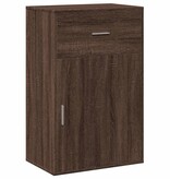 VidaXL Opbergkast 56,5x39x90 cm bewerkt hout bruin eikenkleurig