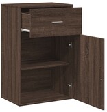 VidaXL Opbergkast 56,5x39x90 cm bewerkt hout bruin eikenkleurig