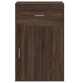 VidaXL Opbergkast 56,5x39x90 cm bewerkt hout bruin eikenkleurig