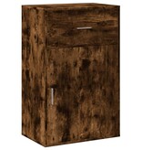 VidaXL Opbergkast 56,5x39x90 cm bewerkt hout gerookt eikenkleurig