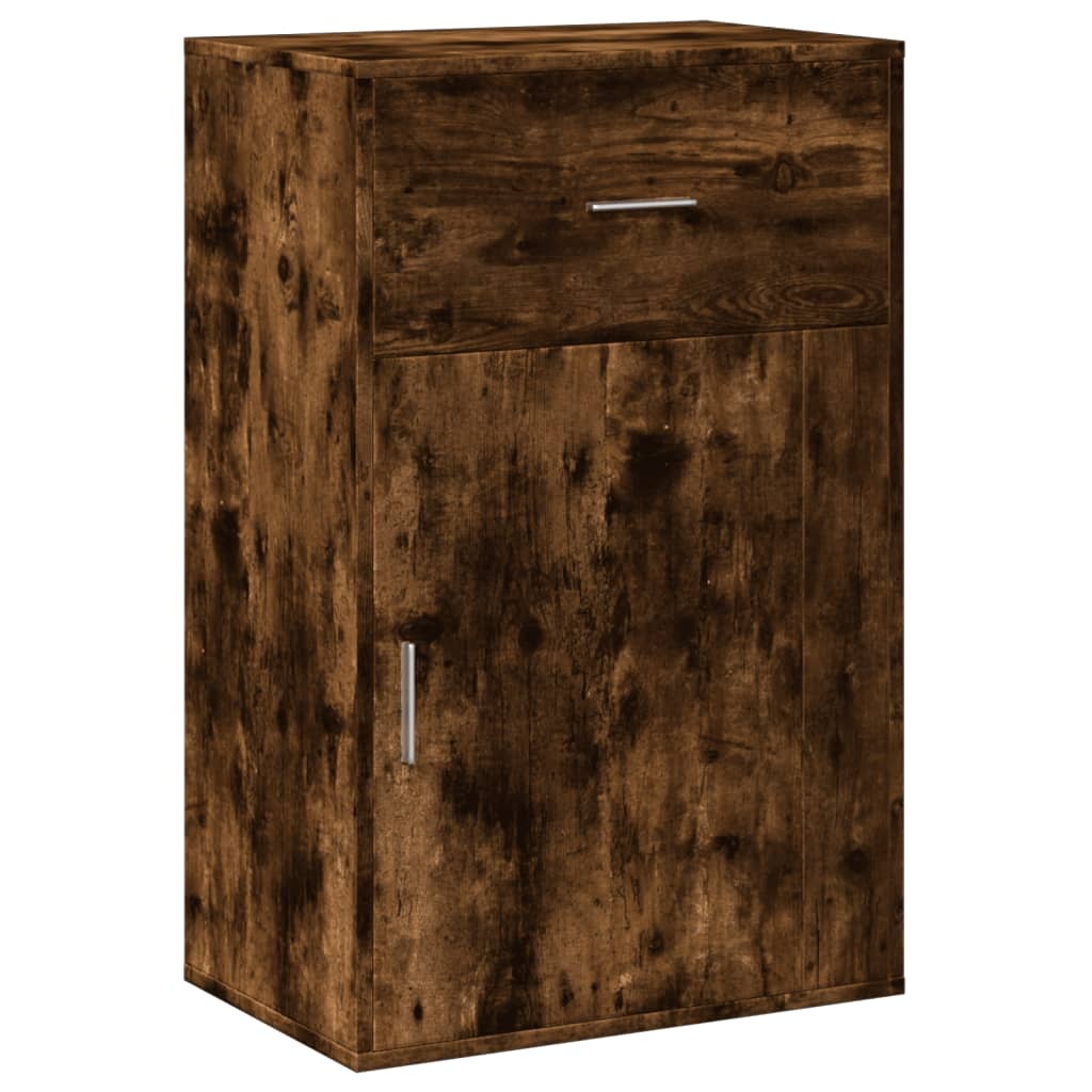 VidaXL Opbergkast 56,5x39x90 cm bewerkt hout gerookt eikenkleurig