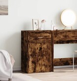 VidaXL Opbergkast 56,5x39x90 cm bewerkt hout gerookt eikenkleurig