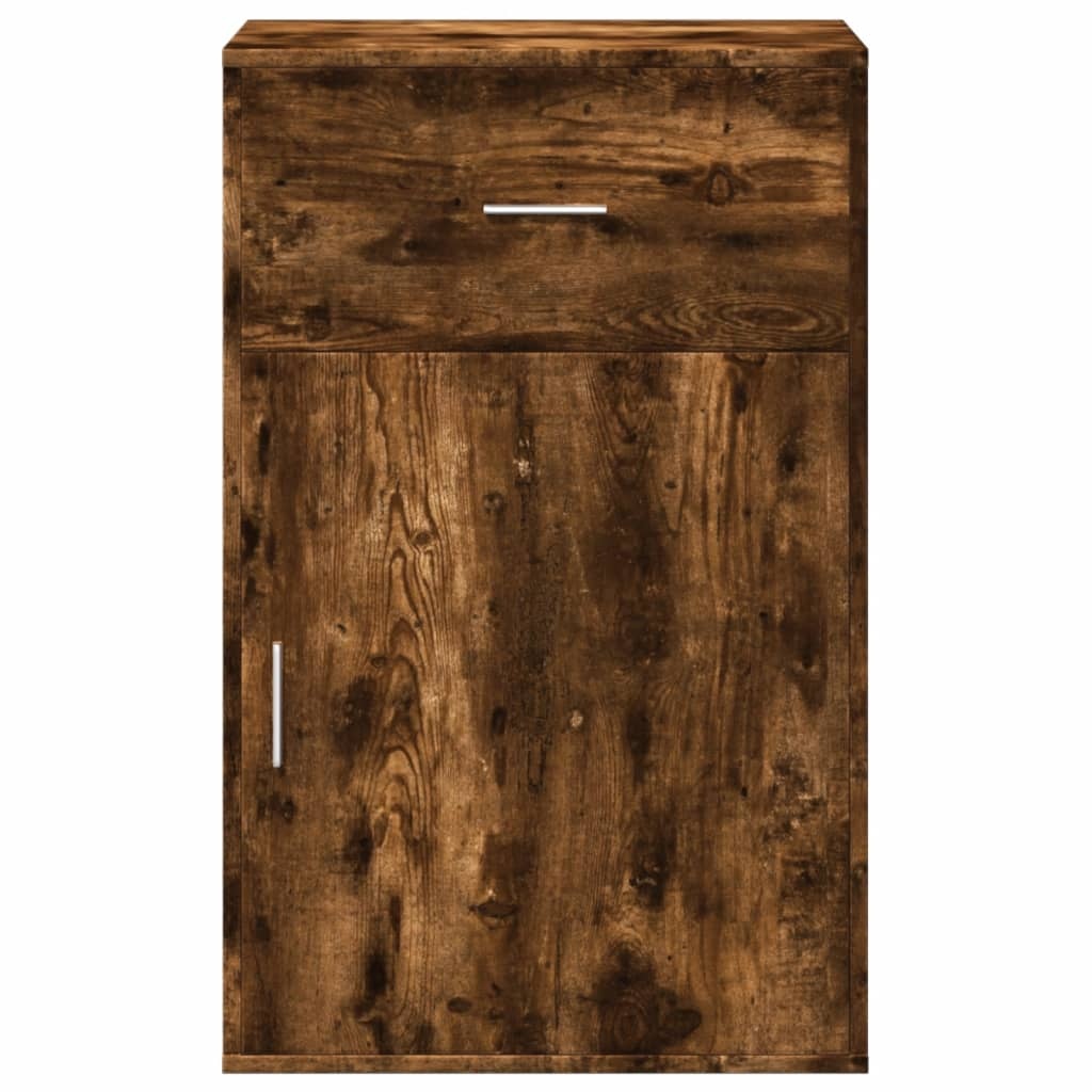 VidaXL Opbergkast 56,5x39x90 cm bewerkt hout gerookt eikenkleurig