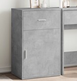 VidaXL Opbergkast 56,5x39x90 cm bewerkt hout betongrijs